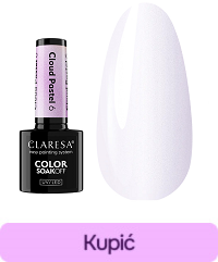 Lakier hybrydowy Claresa Cloud Pastel 6 perłowy mleczny 5 ml